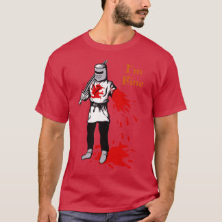 T-shirt Citation de mème de chevalier drôle Satire médiéva
