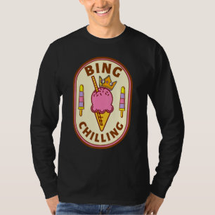T-shirt Citation de mème de crème glacée vintage Bing Chil