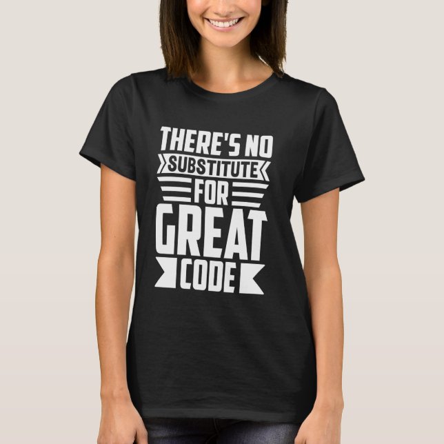 T-shirt Citation de mème du programmeur (Devant)