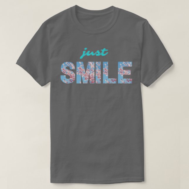 T-shirt Citation de motivation du thème floral pour la vie (Design devant)