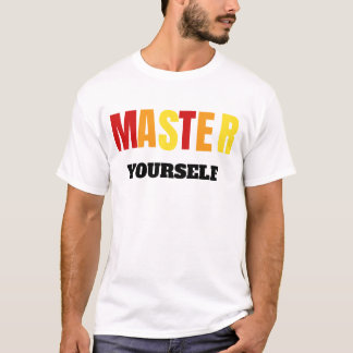 T-shirt Citation de motivation pour la discipline et la ma