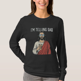 T-shirt Citation de Papa Chrétien Drôle Vintage
