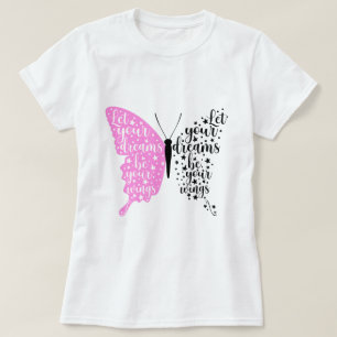 T-shirt Citation de papillon