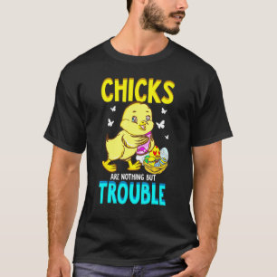 T-shirt Citation de Pâques de poulet Mème Création artisti