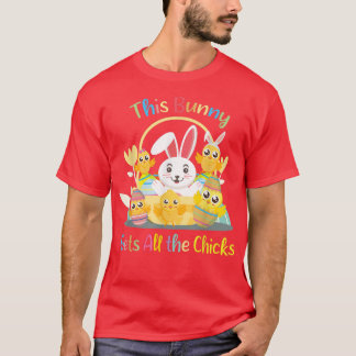 T-shirt Citation de Pâques drôle Ce lapin attire toutes le