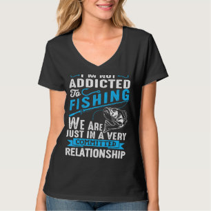 T-shirt Citation de pêche amusante à l'extérieur du lac Mo