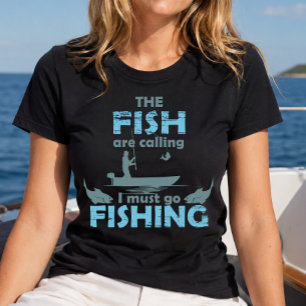 T-shirt Citation de pêche drôle