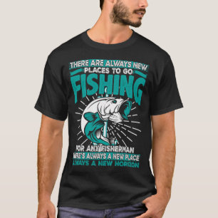 T-shirt Citation de pêcheur vêtements de pêche citations d
