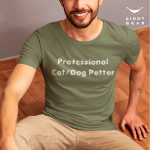 T-shirt Citation de personnage amusant Professionnel Péteu