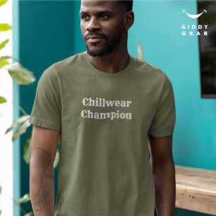 T-shirt Citation de personnage de type drôle Chillwear Cha