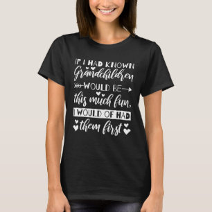 T-shirt Citation de petits-enfants pour grands-parents