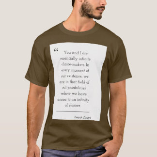 T-shirt Citation de philosophie Deepak 1
