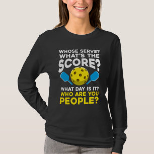 T-shirt Citation de Pickleball hilarant Athlètes Sport Hu