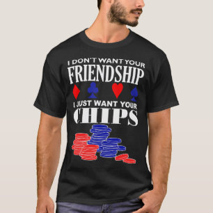 T-shirt Citation de poker drôle