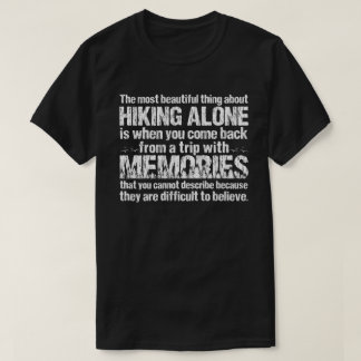 T-shirt Citation de randonnée Lover