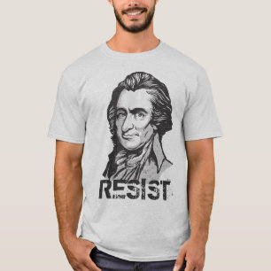 T-shirt Citation de Résistance de Thomas Paine