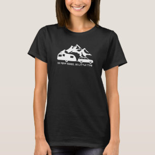 T-shirt Citation de retraite d'amour de caravane de touris