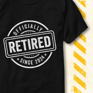 T-shirt Citation de retraite officielle 2024 Vintage Retra