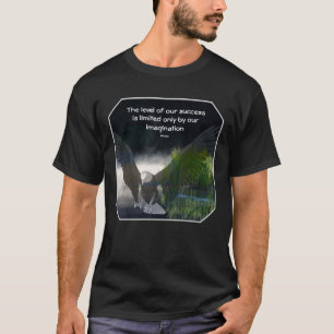 T-shirt Citation de réussite de l'aigle américain Inspiran