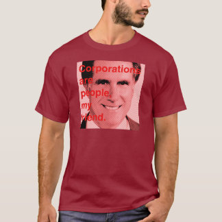 T-shirt Citation de Romney - les sociétés sont les gens,