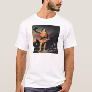 T-shirt Citation de sagesse "Allez-y" de Davy Crocket