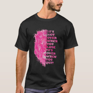 T-shirt Citation de salle de sport Lion Message positif Mo