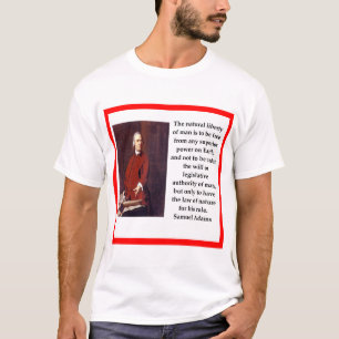 T-shirt Citation de Samuel Adams