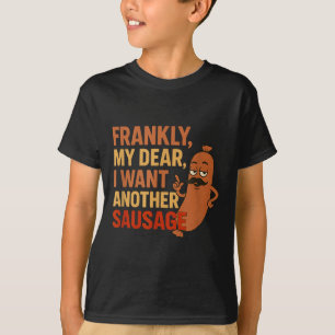T-shirt Citation De Saucisson Bbq Funny Pour Grill De La C