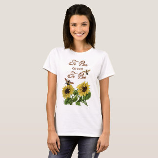 T-shirt Citation de Shakespeare à l'abeille à être drôle