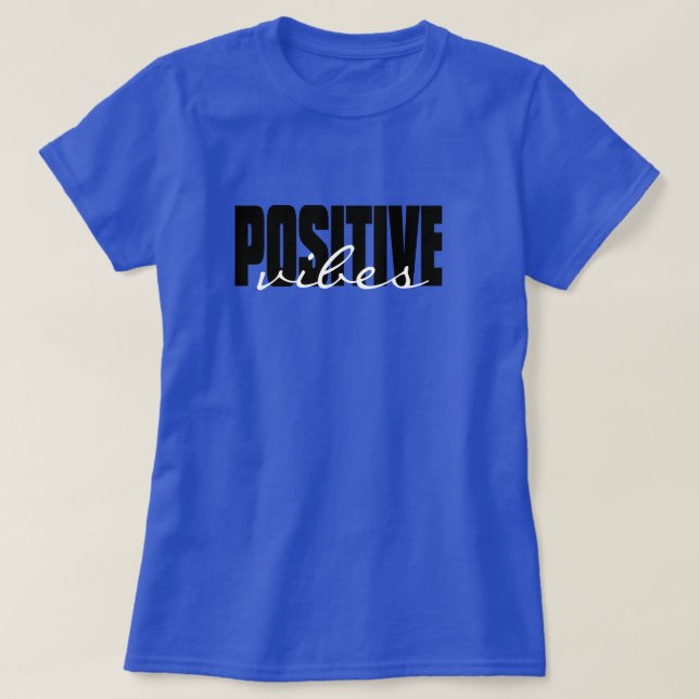 T-shirt Citation De Slogan Positif Personnalisée (Design devant)