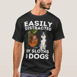 T-shirt Citation De Sloth Facilement Distrait Par Les Fent