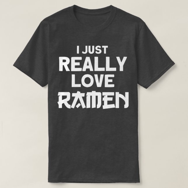T-shirt Citation de soupe japonaise aux nouilles I Just Vr (Design devant)