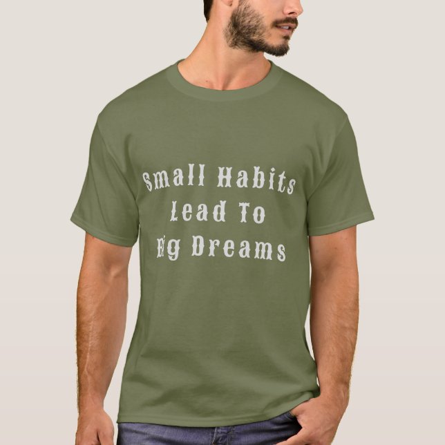 T-shirt Citation de texte inspirationnelle Hommes (Devant)