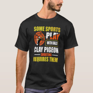 T-shirt Citation de tir à la fosse pour un tireur de pigeo