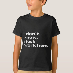 T-shirt Citation de travail sarcastique drôle pour l'humou