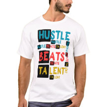 Citation de typographie motivationnelle Hustle Bea
