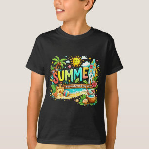T-shirt Citation de vacances à la plage d'été souviens-toi