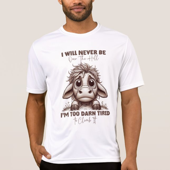 T-shirt Citation De Vache Don Je Ne Serai Jamais Au-Dessus (Devant)