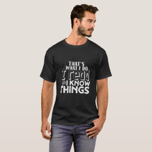 T-shirt Citation de ver de livre de lecture amusante Je li