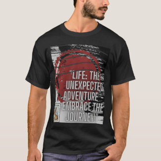 T-shirt Citation de vie unique fille