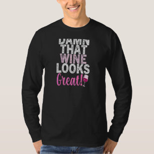 T-shirt Citation de vin de café pour femmes Barista Cool C