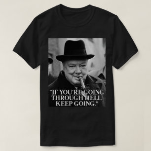 T-shirt Citation de Winston Churchill