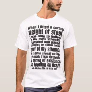 T-shirt Citation de Yukio Mishima - chemise de motivation