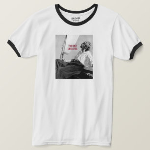 T-shirt Citation d'encouragement Femme Marin Photo Vintage