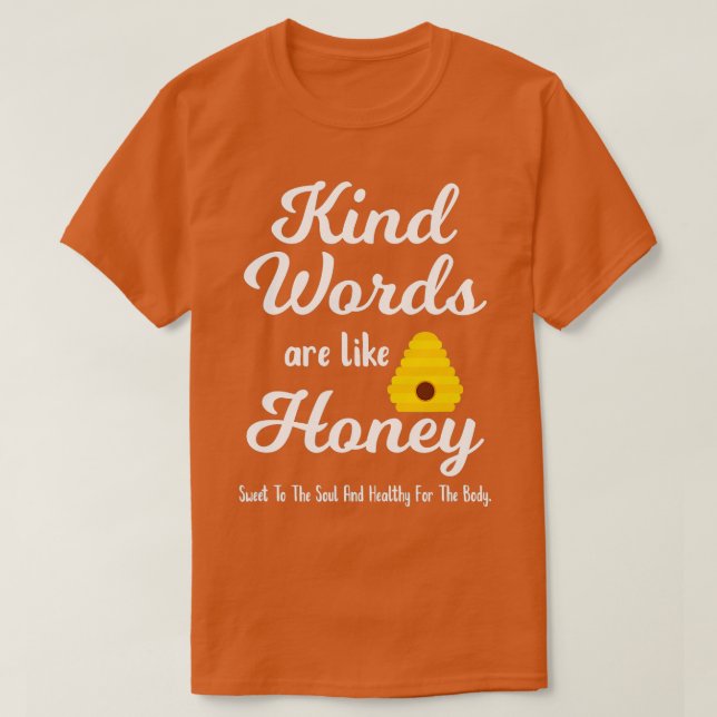 T-shirt Citation Des Écritures Saintes Les Mots Semblables (Design devant)