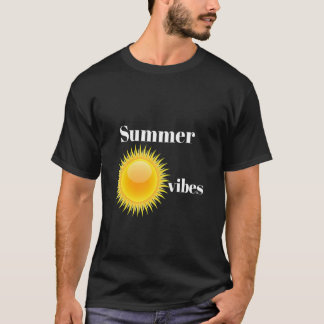 T-shirt Citation des Vibes d'été de Chemise Du2019été