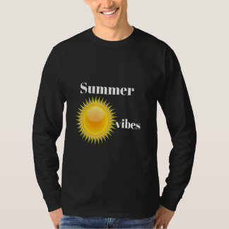 T-shirt Citation des Vibes d'été de Chemise Du2019été