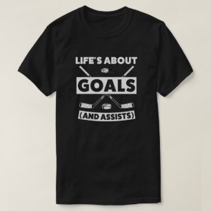 T-shirt citation d'esprit d'équipe de hockey