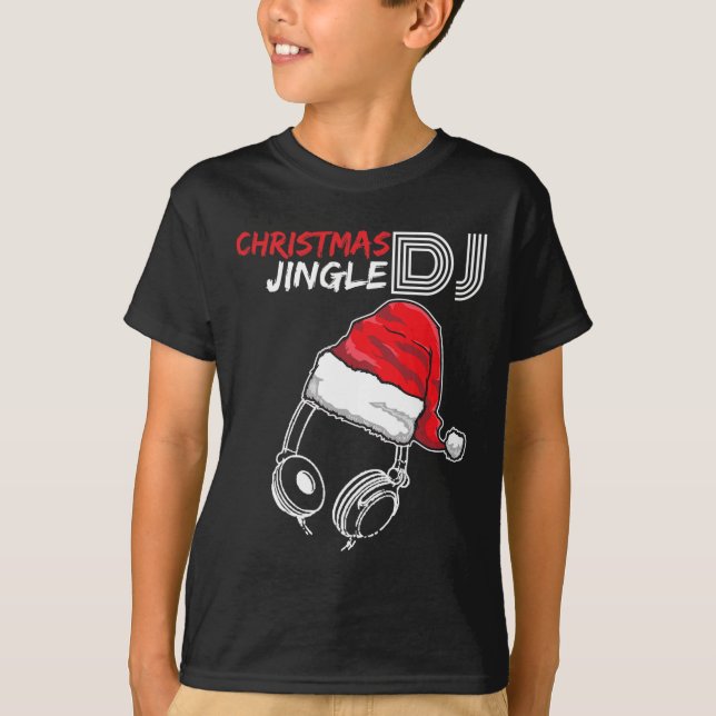 T-shirt Citation Dj Christmas Jingle - Dons Drôle Et Prese (Devant)