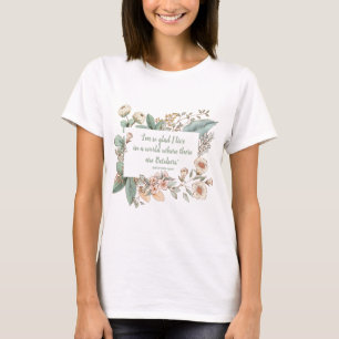 T-shirt Citation d'octobre d'Anne of Green Gables Chemis